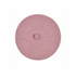 Pink knitted beret on a white background