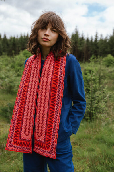 Blockley Scarf -Poppy