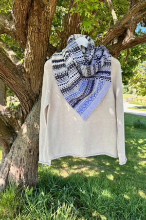 Foxcote Twisted Snood - Sky