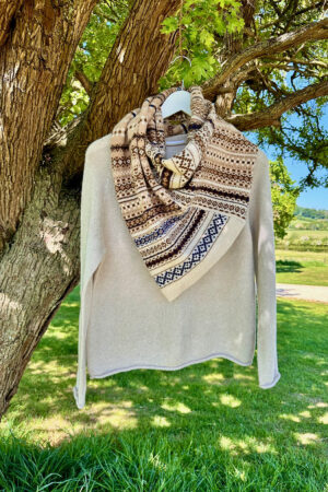 Foxcote Twisted Snood - Suede