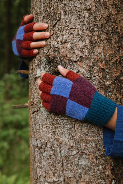 Wychwood Fingerless Gloves - Elderflower