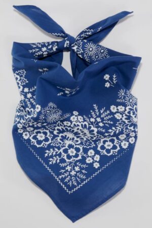 Cotton Field Bandana - Azure Blue