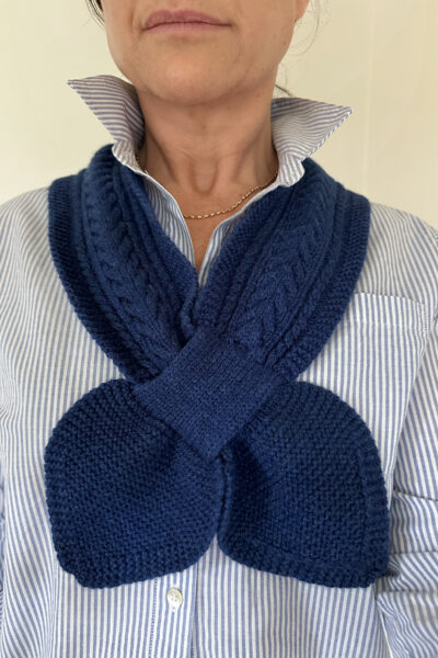 Paxford Shirtie Scarf - Navy