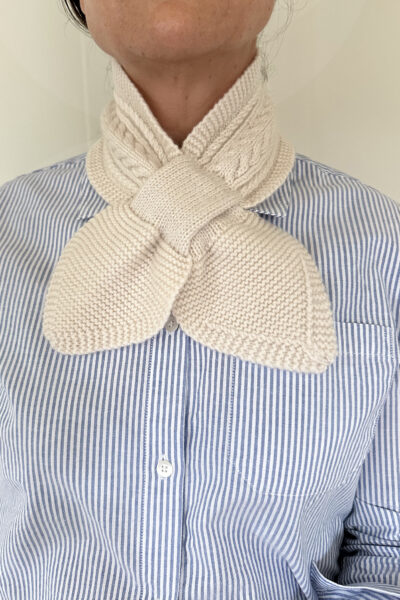 Paxford Shortie Scarf - Cream
