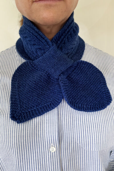 Paxford Shortie Scarf - Navy